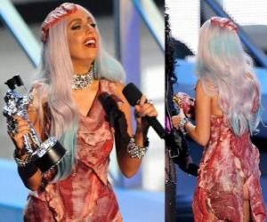 пазл Lady Gaga на MTV Video Music Awards 2010